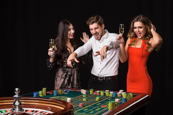Meja baccarat VIP dengan dealer berkualitas dan broadcast HD